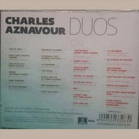 Charles Aznavour: Duos : 2 CD Set : CD