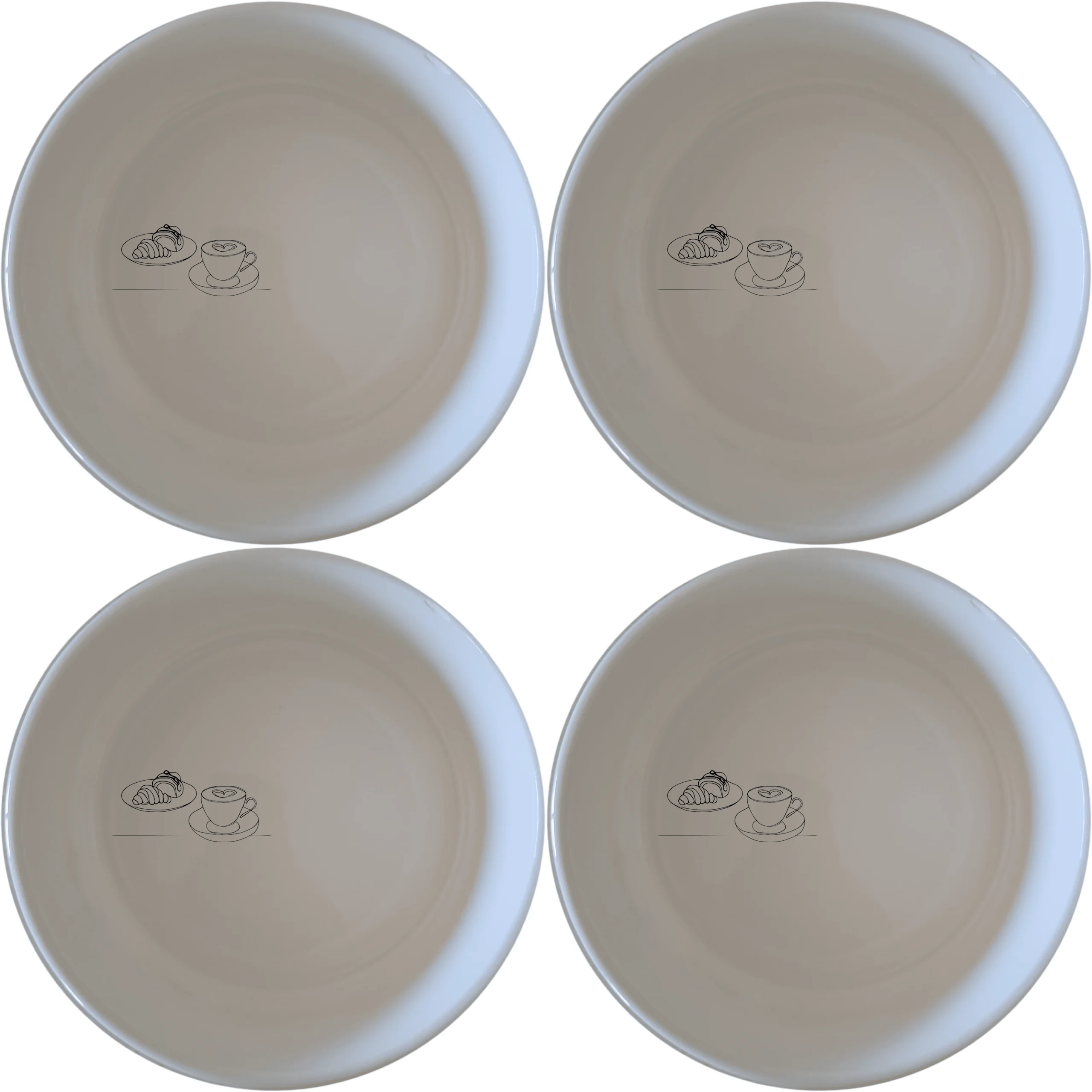Coffee Pastries Bowl Set of 4 - Range 3