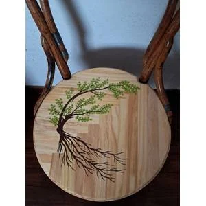 Bended wooden chair