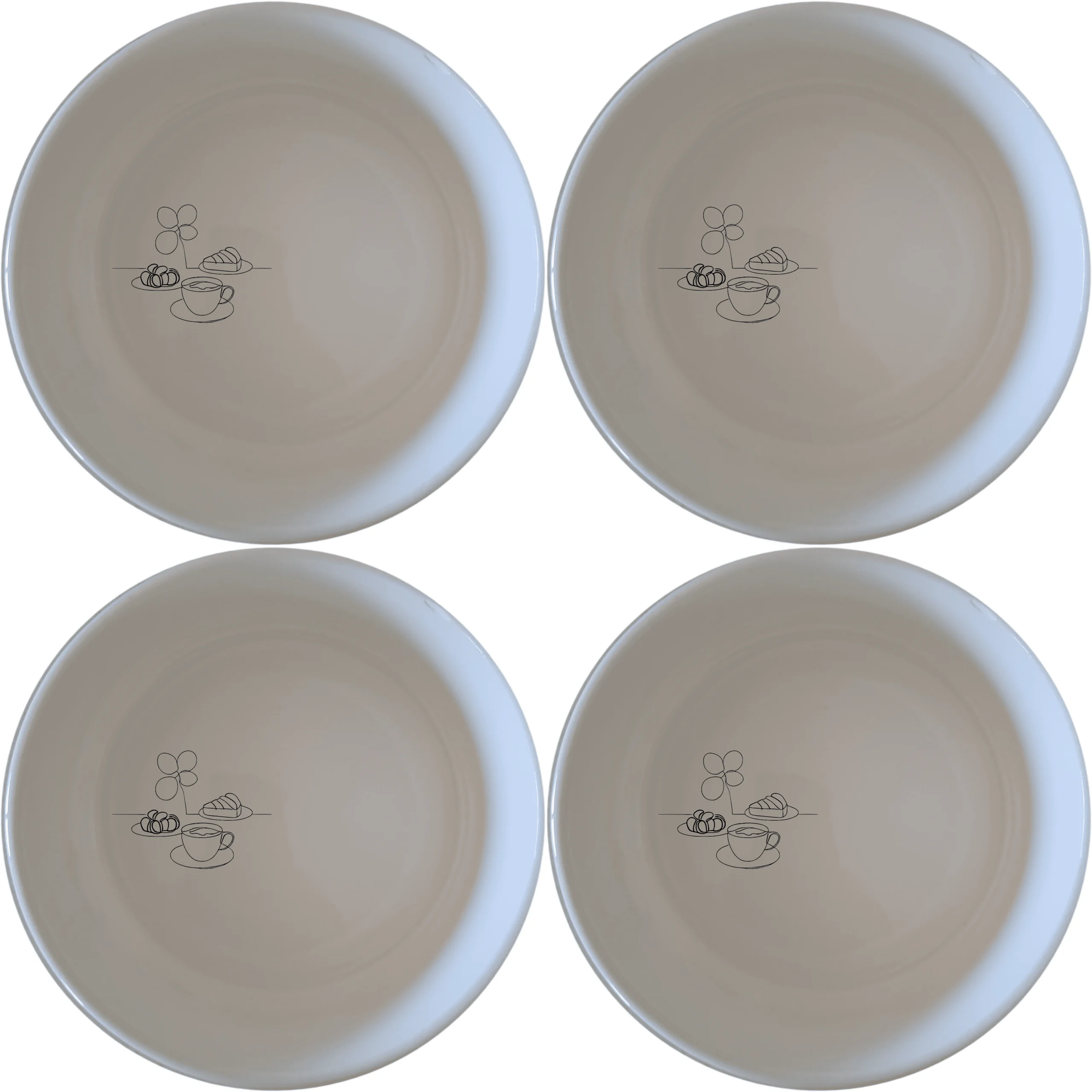 Coffee Pastries Bowl Set of 4 - Range 1