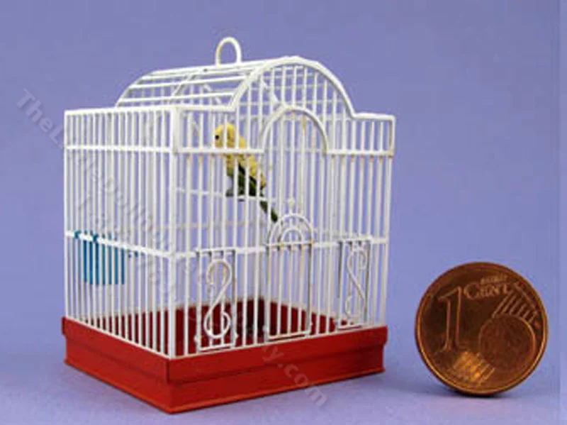 Dollhouse Scale Model Bird Cage by Pierluigi