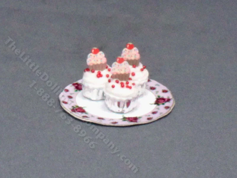 Dollhouse Scale Model Cupcake Cupcakes