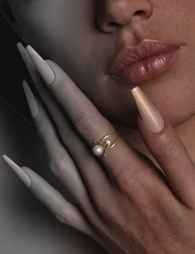 FK Manicure Muse Morphs and Materials for Genesis 9 MR Bundle