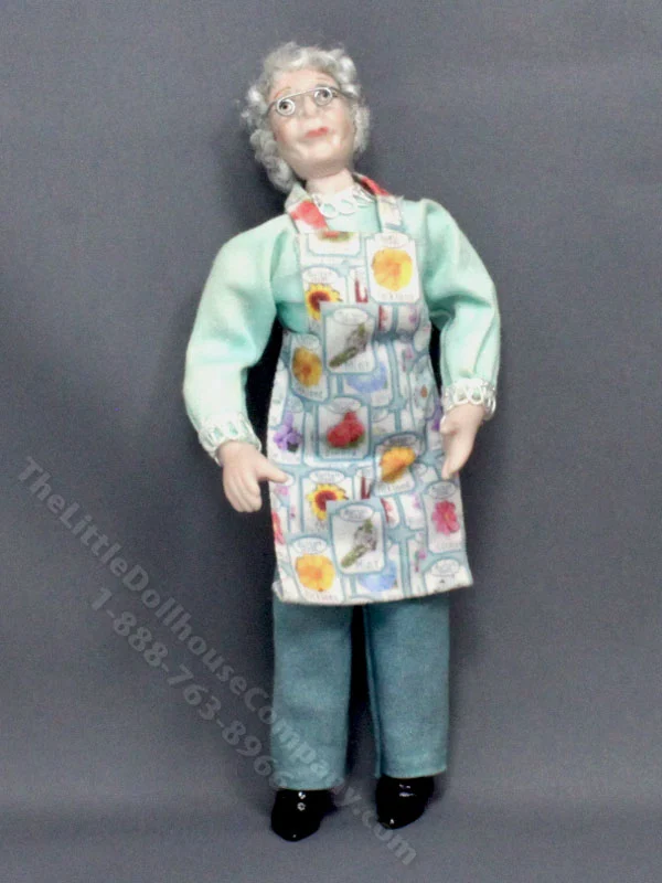 Gardening Grandmother by Patsy Thomas for Dollhouses