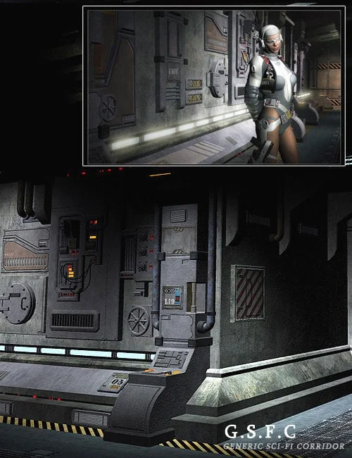 Generic Sci Fi Corridor