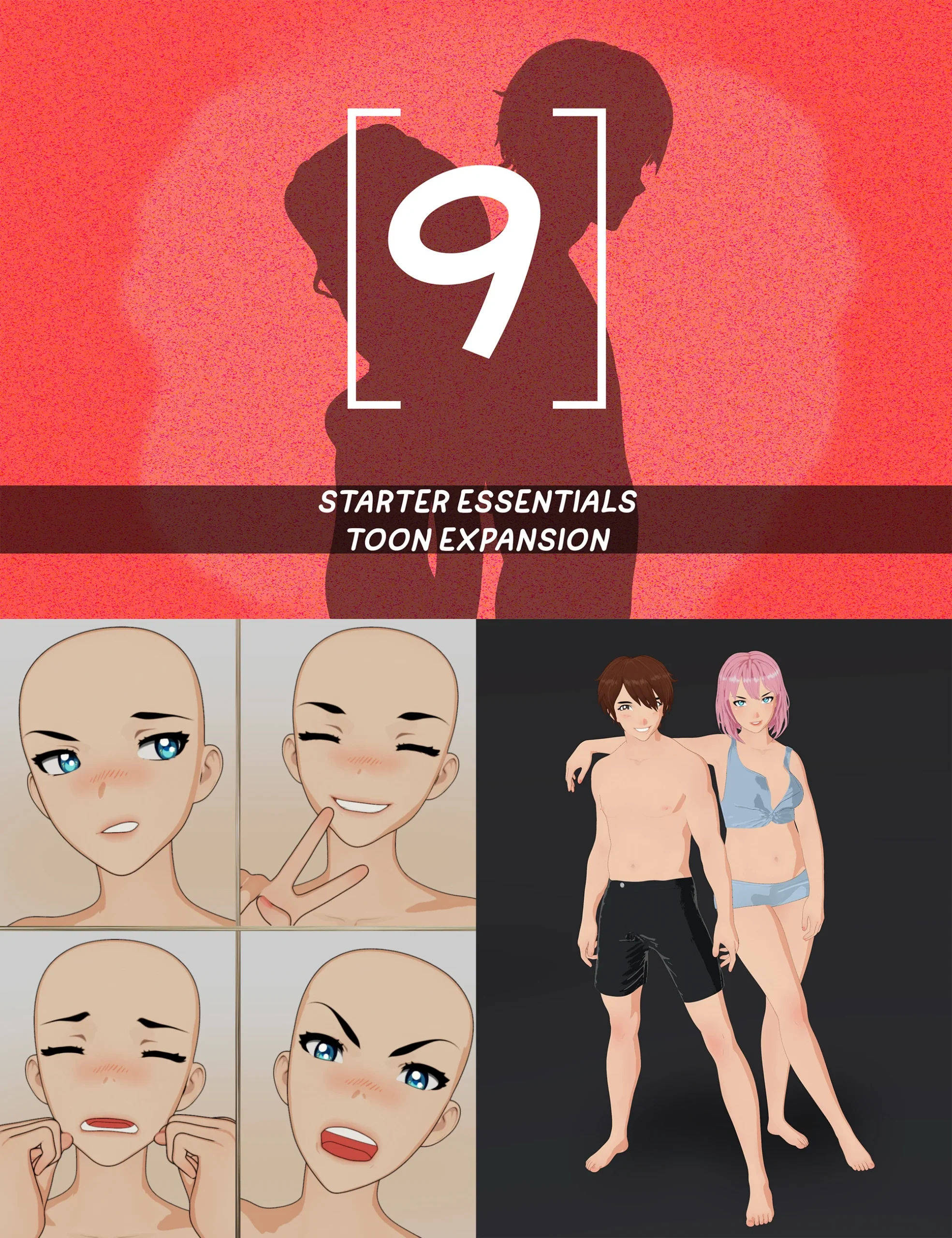 Genesis 9 Toon Essential Shapes Bundle