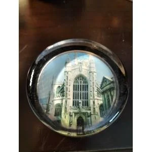 Hand Cast Glass Paperweight