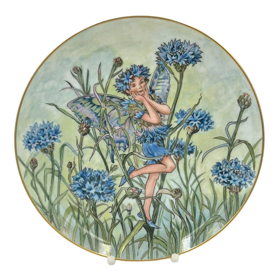 Heinrich Flower Fairies Plate The Cornflower Fairy