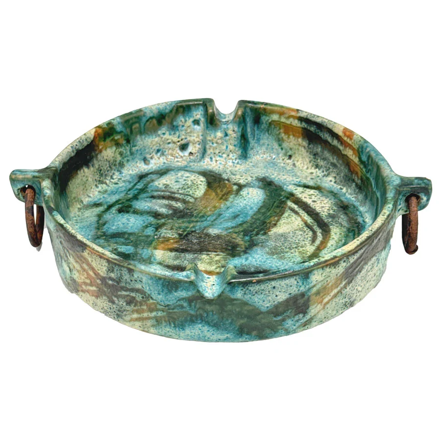 Large Bitossi Raymor Italy Pottery MCM Alvino Bagni Bowl C1950