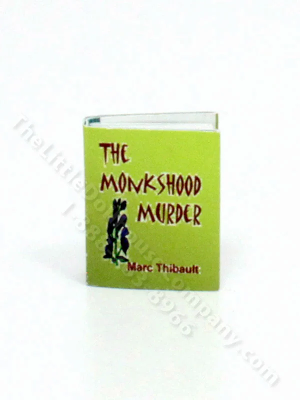 Miniature Book: The Monkshood Murder by Marc Thibault