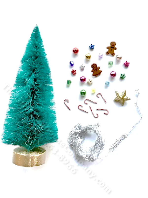 Miniature Christmas Tree Kit, Silver