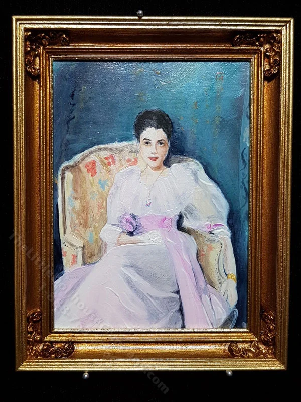 Miniature 'Lady Agnew of Lochnaw' Painting by Kelly Hadden
