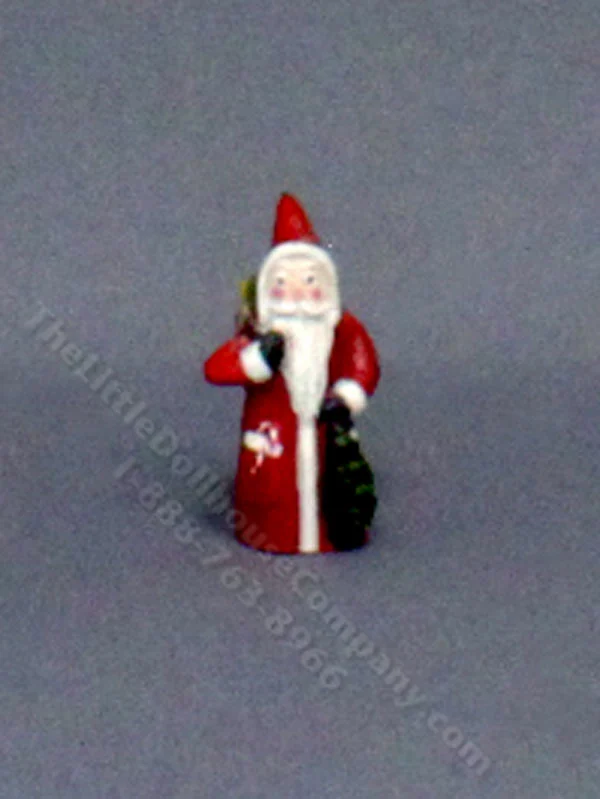 Miniature Santa Claus Figurine by Jaycee Culham