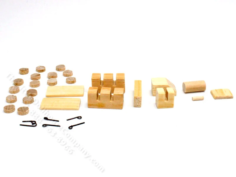 Miniature Toy Train Kit for Dollhouses