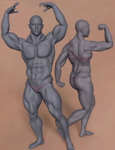 Musculature HD Morphs for Genesis 9 Bundle
