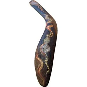 Original hunting Boomerang exotic hard wood Australia 40cm