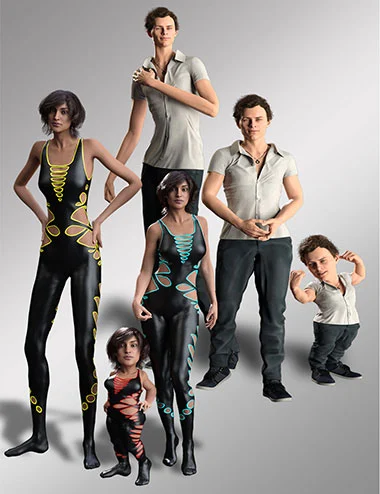 Phenotypes Shape and Pose Bundle for Genesis 8