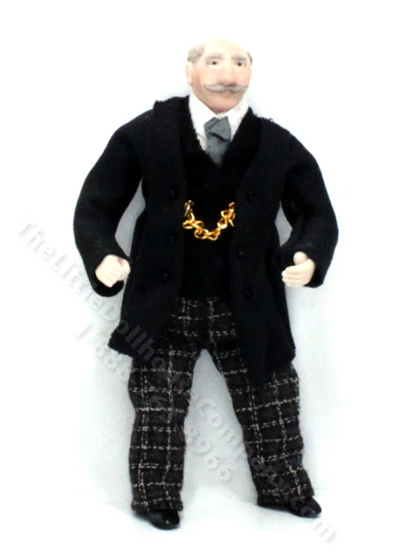 Porcelain English Gentleman Doll by Pat Melvin