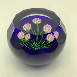 Rare 'Caithness' Glass 'Thrift' Paperweight (Ltd Edition of 250)