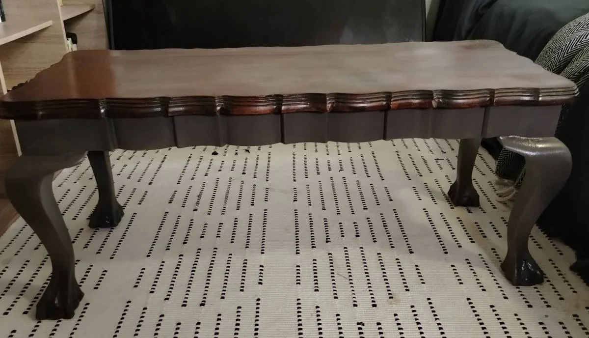 Refurbished ball and claw coffee table