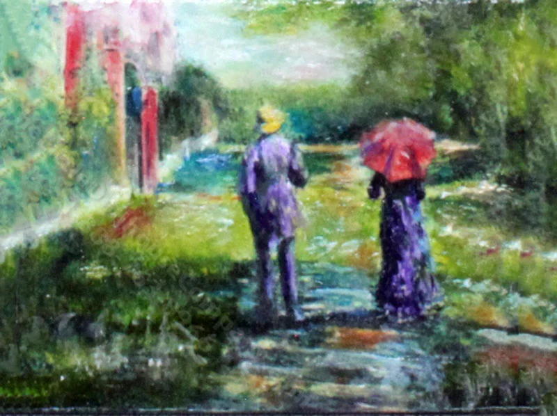 "Rising Road" Replica Painting by Larry Morganti