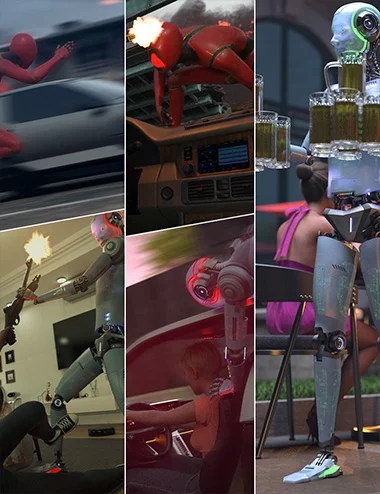 Robot Pose Bundle for Genesis 9 and 8.1