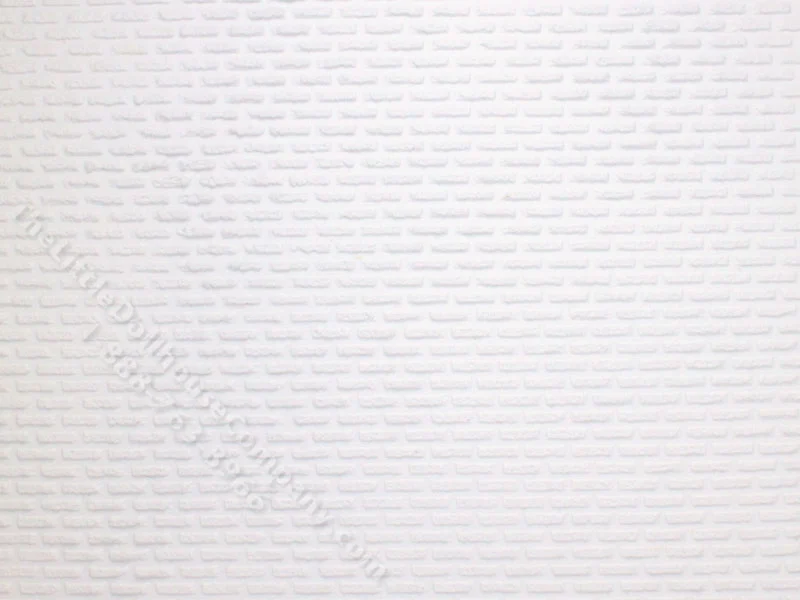 Rough Brick Plastic Veneer for Dollhouses