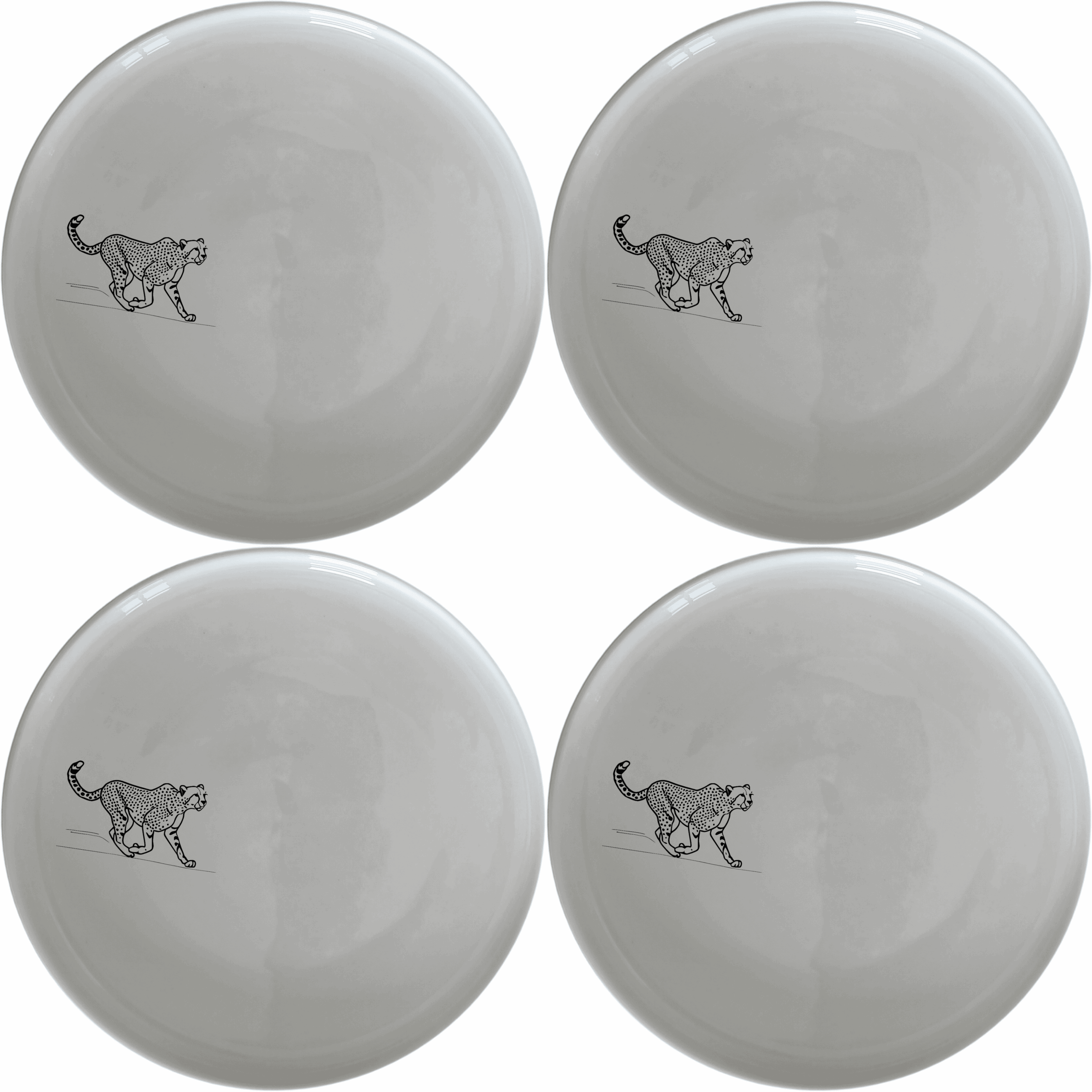 Running Cheeta Side Plate Set of 4 - Range 3