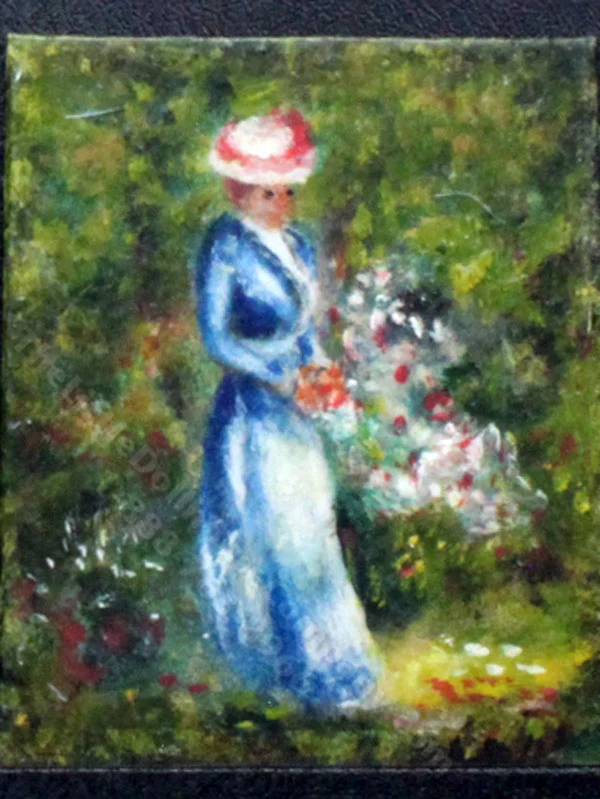 Standing in the Garden of Saint Cloud replica by Larry Morganti