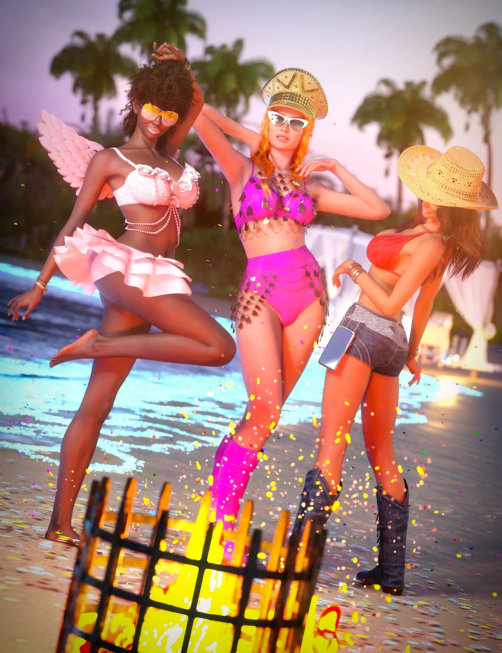 Summer Festival Wear Bundle for Genesis 9