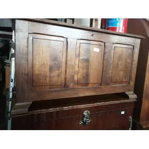 Vintage Solid Wood Kiaat Kist