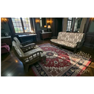 Vintage three-piece Sofa Set