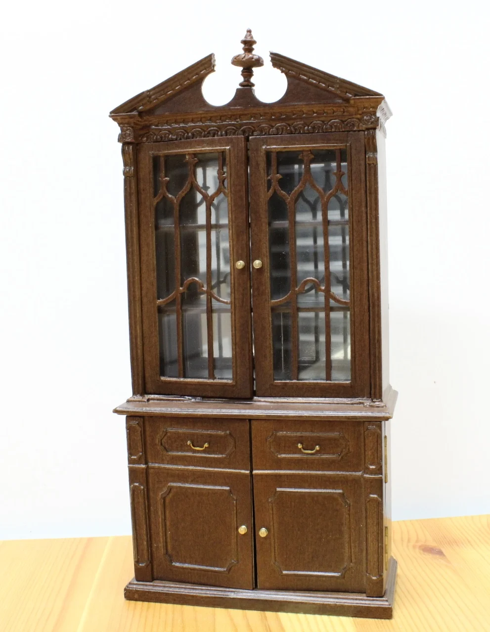 Walnut Display Cabinet