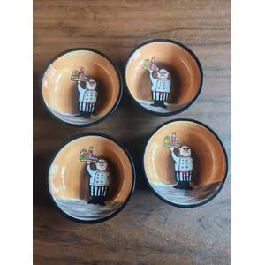 William James Appetizer / Canapé bowls – Set of 4 – Chef / Waiter Design
