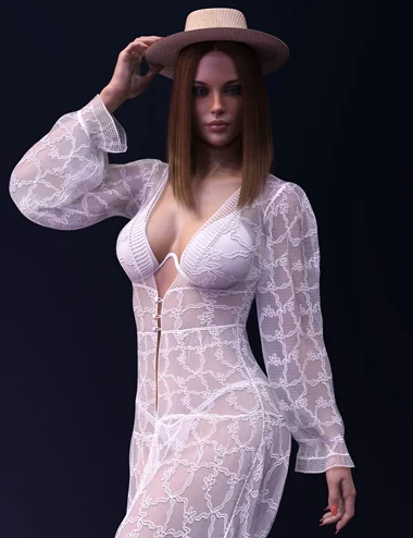 X-Fashion dForce Summer Outfit for Genesis 8 and 8.1 Females